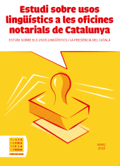 Estudi sobre usos lingüístics a les oficines notarials de Catalunya