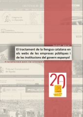 El tractament de la llengua catalana en els webs de les empreses públiques i de les institucions del govern espanyol