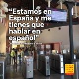 “Estamos en España y me tienes que hablar en español”: Les taquilleres de Renfe a Xàtiva es neguen a vendre els bitllets a un usuari per parlar en valencià