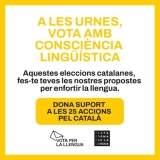 La guia del 'Vota per la llengua' constata que els programes electorals prioritzen l’ensenyament del català a les obligacions lingüístiques