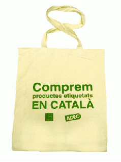 Bossa "Productes catalans" verda
