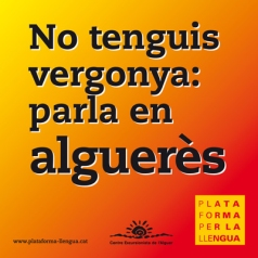 No tenguis vergonya: parla en alguerès