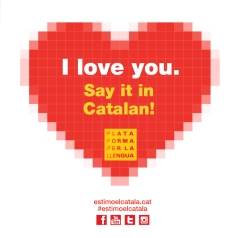 I love Catalan - anglès