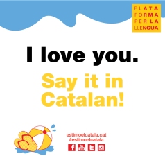 I love Catalan - anglès