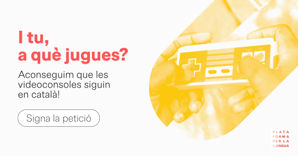 Volem videojocs en català!