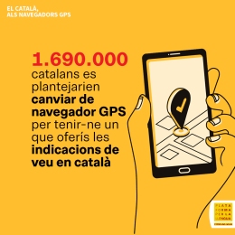 1,7 milions de catalans canviarien de navegador GPS per sentir les indicacions de veu en català