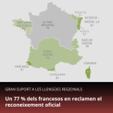 Gran suport social a les llengües dites regionals: un 77 % dels francesos en reclamen el reconeixement oficial