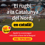Es retransmet un partit de rugbi en català per primera vegada a la història de la Catalunya del Nord