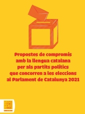 Propostes als partits del Parlament de Catalunya 2021