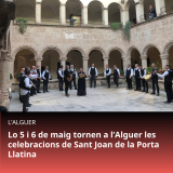 Lo 5 i 6 de maig tornen a l'Alguer les celebracions de Sant Joan de la Porta Llatina
