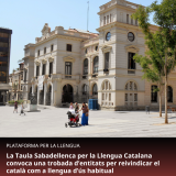 La Taula Sabadellenca per la Llengua Catalana convoca una trobada d’entitats per reivindicar el català com a llengua d’ús habitual